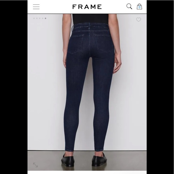 NWT Frame Le One Skinny Jeans- Size 1 - Picture 4 of 8
